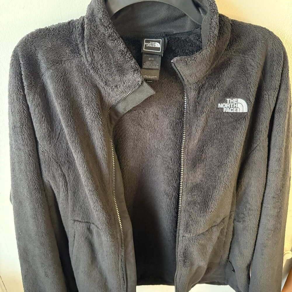 The North Face | Black Full Zip Lightweight Fleece Jacket | Medium